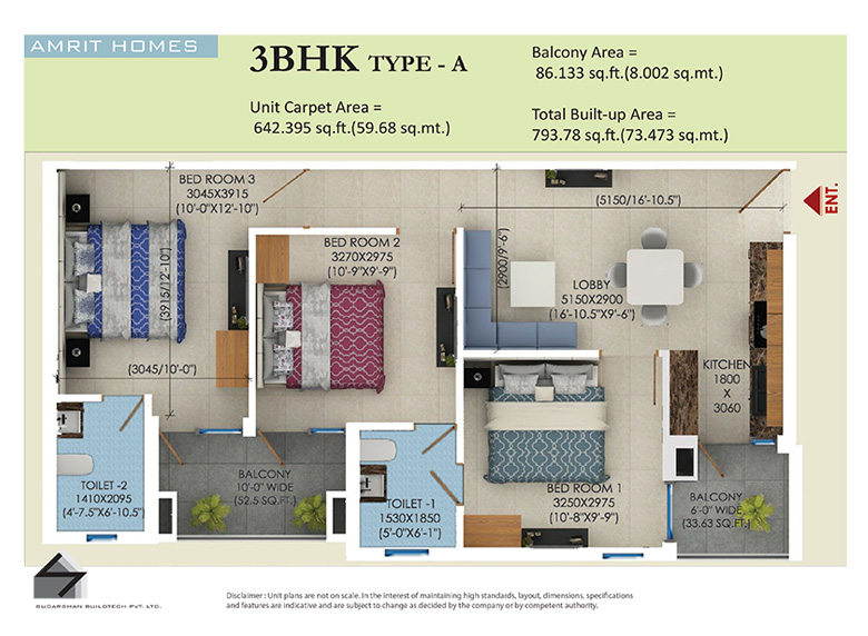 3bhk-typea